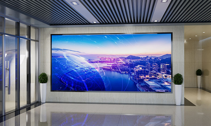 Notranji LED-zaslon s finim korakom slikovnih pik