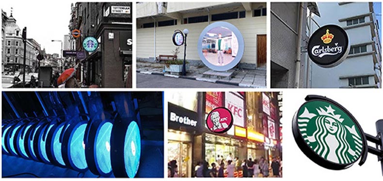 LED circular screen
